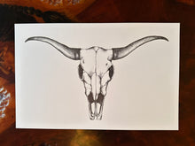 Load image into Gallery viewer, Longhorn Skull Print