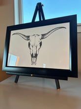 Load image into Gallery viewer, Longhorn Skull Print