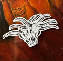Load image into Gallery viewer, Longhorn Skull Sticker