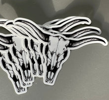 Load image into Gallery viewer, Longhorn Skull Sticker