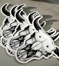 Load image into Gallery viewer, Bison Skull Sticker