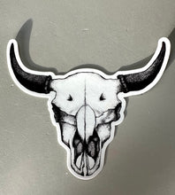 Load image into Gallery viewer, Bison Skull Sticker