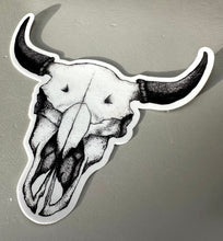 Load image into Gallery viewer, Bison Skull Sticker