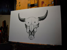 Load image into Gallery viewer, Bison Skull Print