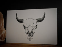 Load image into Gallery viewer, Bison Skull Print