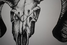 Load image into Gallery viewer, Corsican Ram Skull Print