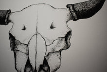 Load image into Gallery viewer, Bison Skull Print