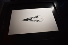 Load image into Gallery viewer, Raven Skull Print