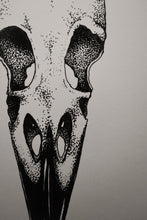 Load image into Gallery viewer, Raven Skull Print